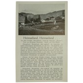 3rd Reich soldier's songcard "Heimatland, Heimatland"
